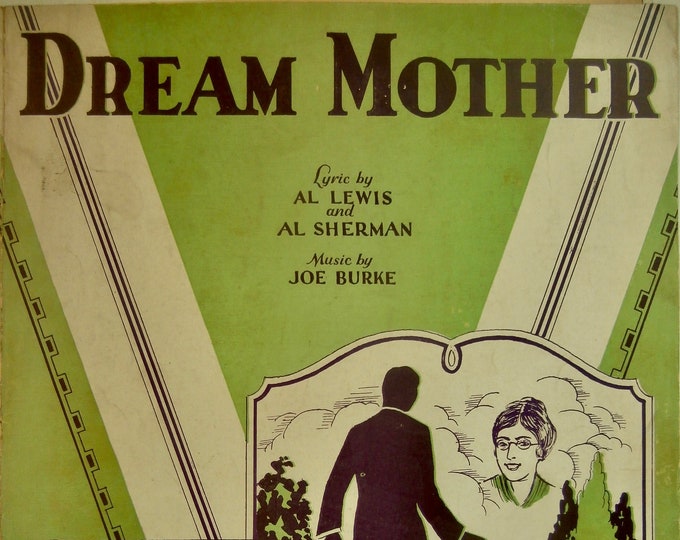Dream Mother   1929   Gene Austin   Al Lewis  Al Sherman    Sheet Music