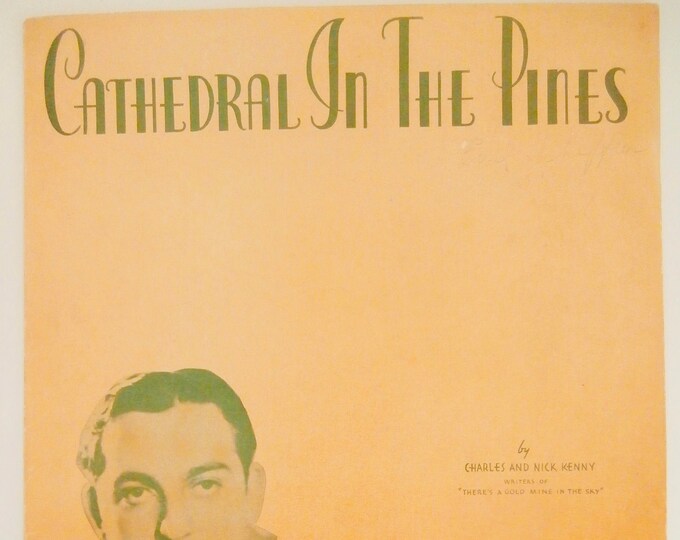 Cathedral In The Pines   1938   Blue Barron   Charles Kenny    Nick Kenny    Sheet Music