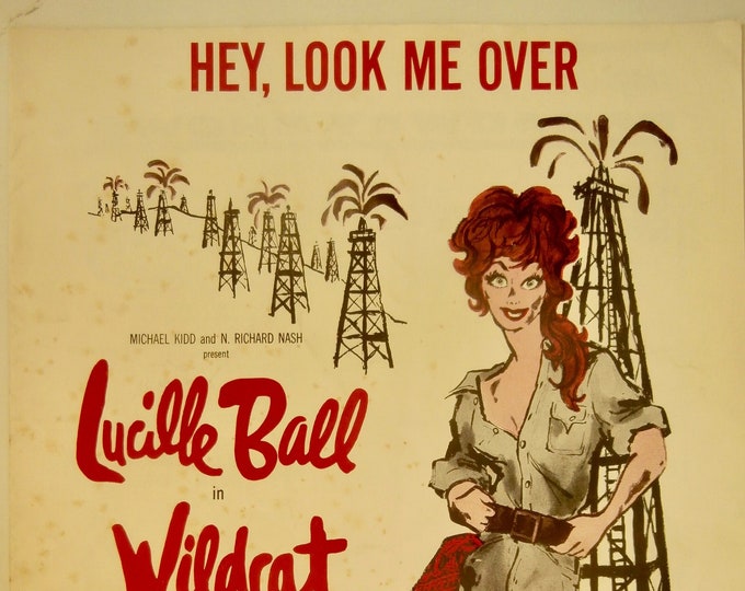 Hey, Look Me Over   1960   Wildcat   Carolyn Leigh  Cy Coleman   Stage Production Sheet Music