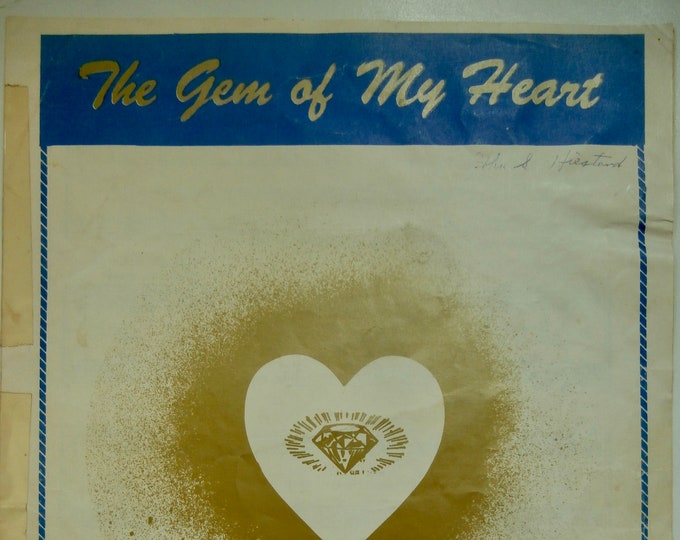 Gem Of My Heart, The   1968   For Weddings Or Anniversaries   Frank P. Nickel      Sheet Music
