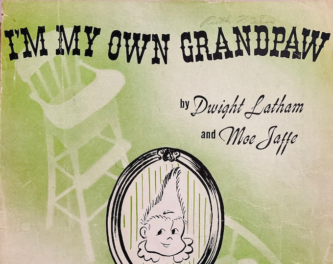 I'm My Own Granpaw   1947      Dwight Latham  Moe Jaffe    Sheet Music