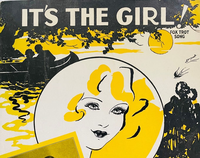 It's The Girl   1931   Artwork - Photo -    Ben Alley   Dave Oppenheim  Abel Baer    Sheet Music