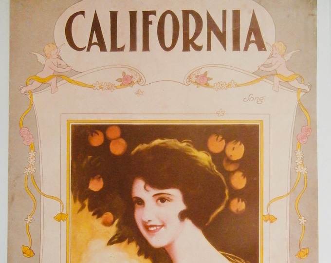 California   1922   Nancy Fair   Cliff Freiend  Con Conrad    Sheet Music