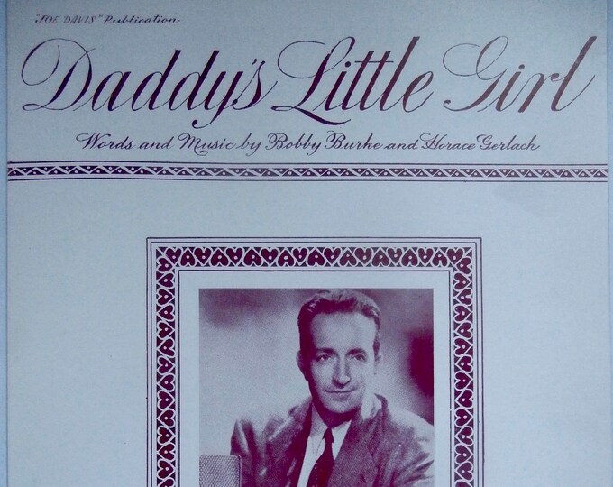 Daddy's Little Girl   1949   Stuart Wayne   Bobby Burke  Horace Gerlach    Sheet Music