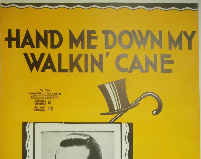 Hand Me Down My Walkin' Cane   1935   Bernie Cummins   James Bland  Arr. Nick Manoloff    Sheet Music