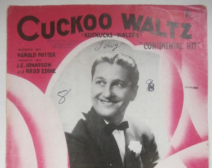 Cuckoo Waltz   1947   Lawrence Welk   Harold Potter  J.E. Jonasson    Sheet Music