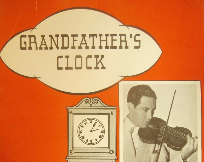 Grandfather's Clock   1936   Leonard Keller   traditional  arr. by Nick Manoloff    Sheet Music