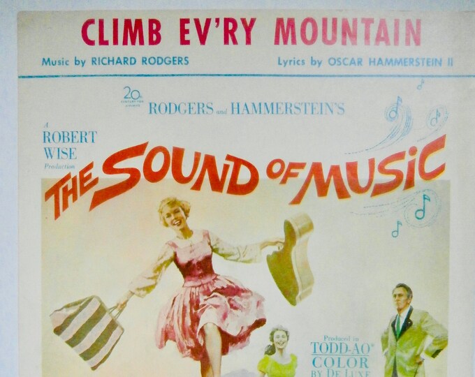 Climb Ev'ry Mountain   1959   The Sound Of Music   Richard Rodgers  Oscar Hammerstein 2nd   Stage Production Sheet Music