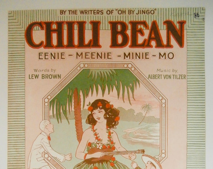 Chilli Bean   Eenie-Meenie-Minie-Mo   1920   Aileen Stanley   Lew Brown    Albert Von Tilzer    Sheet Music