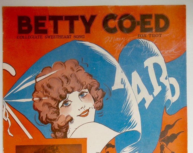 Betty Co-Ed   1930   Rudy Vallee   Paul Fogarty  Rudy Vallee    Sheet Music