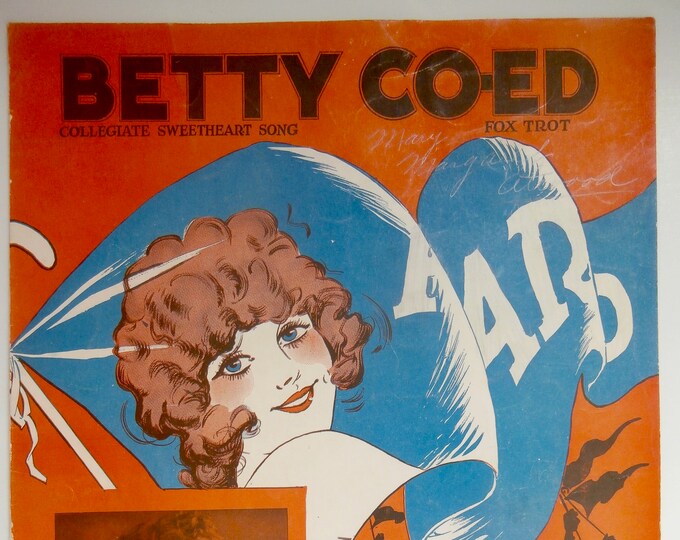 Betty Co-Ed   1930   Rudy Vallee   Paul Fogarty  Rudy Vallee    Sheet Music