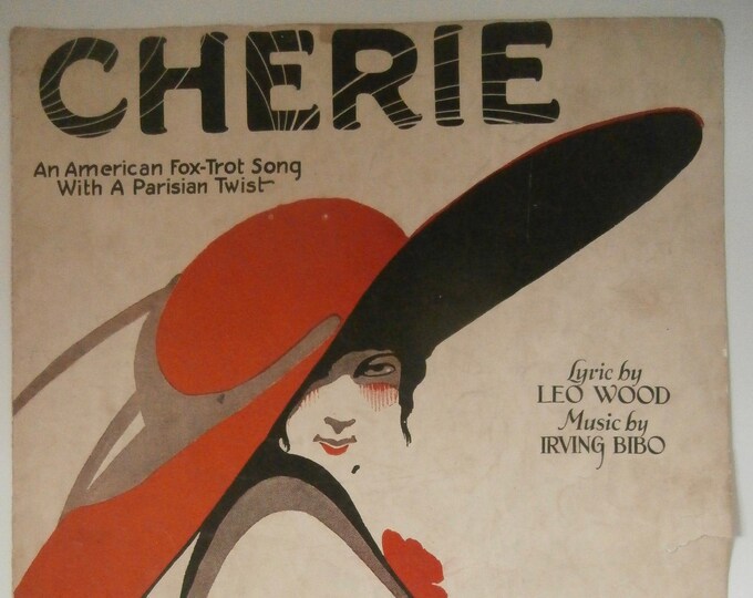 Cherie   1921      Leo Wood  Irving Bibo    Sheet Music