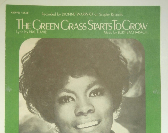 Green Grass Starts To Grow   1970   Dionne Warwick   Hal David  Burt Bacharach   Current Sheet Music
