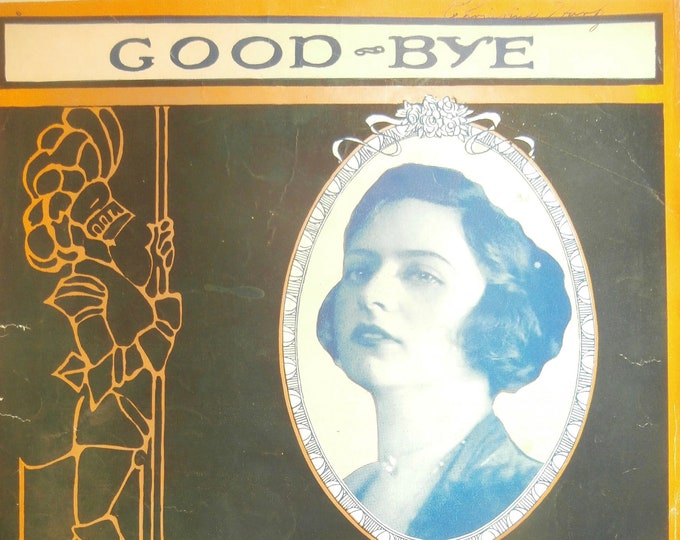 Good-Bye   1920   Lady Billy - A Musical Romance   Zelda Sears  Harold Levey    Sheet Music
