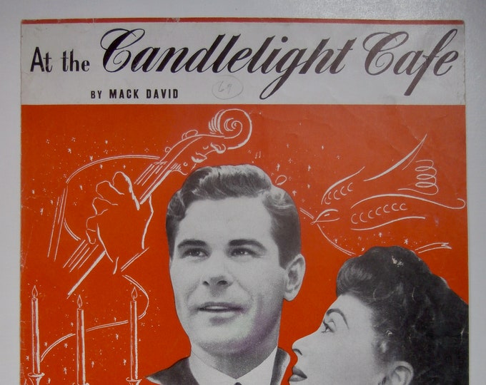 At The Candlelight Cafe   1947   Lilli Palmer, Sam Wanamaker In Tisa   Mack David     Movie Sheet Music