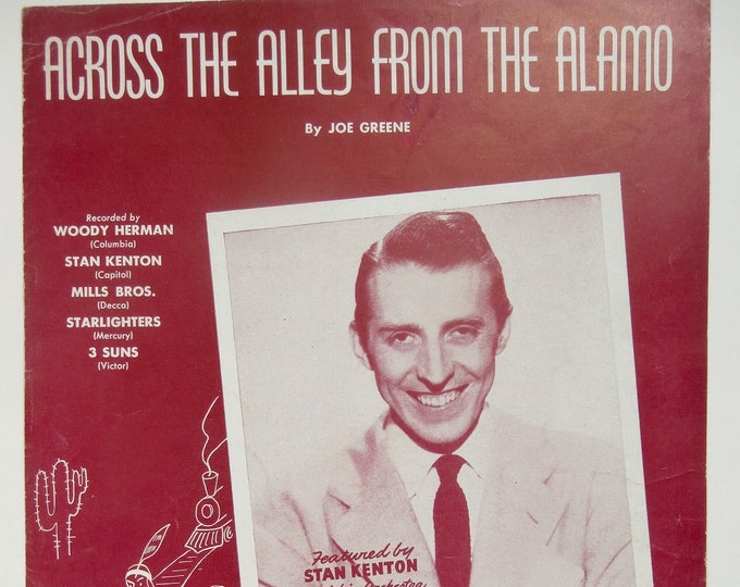 Across The Alley From The Alamo   1947   Stan Kenton   Joe Green     Big Band Sheet Music