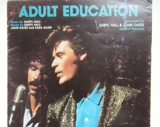Adult Education   1983   Hall & Oates   Daryl Hall  John Oates   Popular Sheet Music