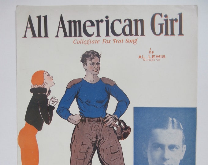 All American Girl   1932   Milton Slosser   Al Lewis      Sheet Music