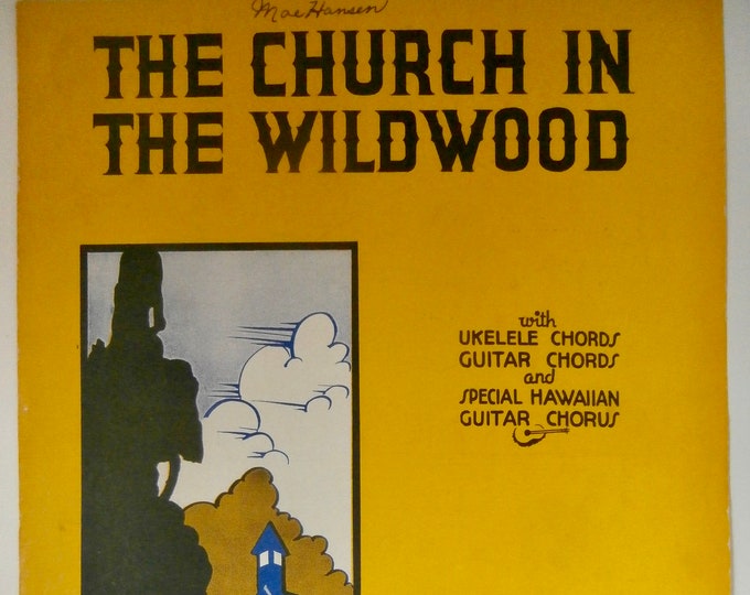 Church In The Wildwood, The   1935      traditional      Sheet Music