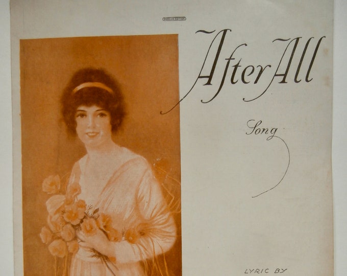 After All   1919      J. Will Callahan  Lee L. Roberts    Vintage Sheet Music