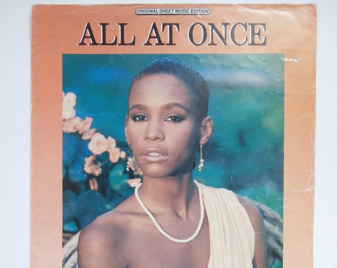 All At Once   1985   Whitney Houston   Michael Masser  Jeffery Osborne   Popular Sheet Music