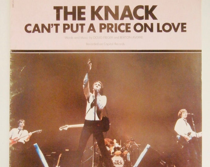 Can't Put A Price On Love   1980   The Knack   Doug Fieger  Berton Averre   Popular Sheet Music