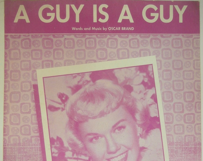 Guy Is A Guy, A   1952   Doris Day   Oscar Brand      Sheet Music
