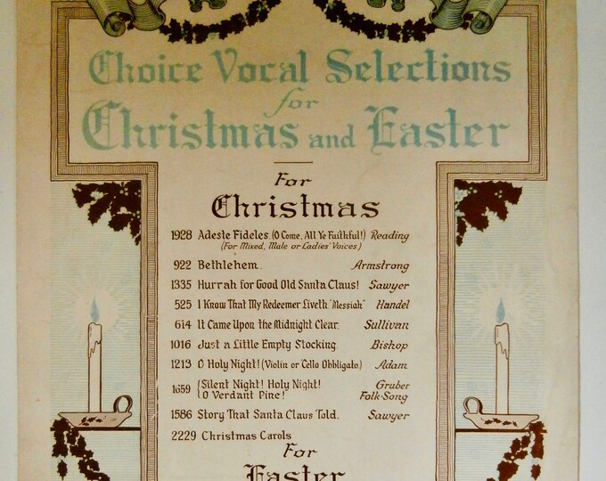 Christ Child, The   1937   Christmas Song   Mary Grant O'Sheridan  W.C.E. Seeboeck   Holiday Sheet Music