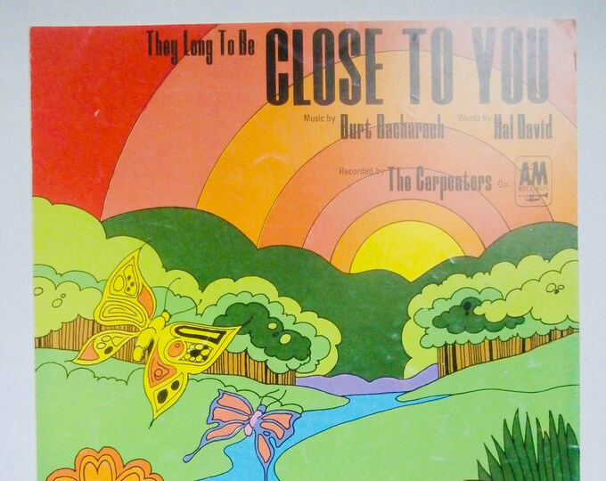 Close To You (They Long To Be)   1963      Hal David  Burt Bacharach   Current Sheet Music