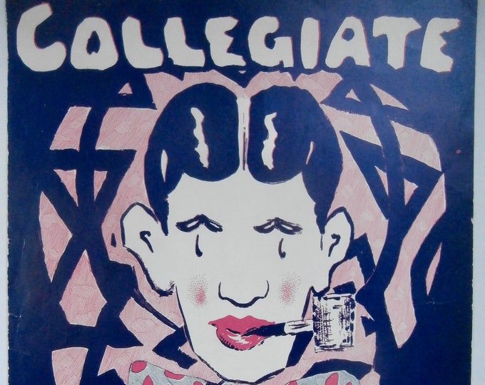 Collegiate   1925   Jimmy Gallagher And His Checker Inn Orchestra   Moe Jaffe    Nat Bonx   Dance Orchestra Sheet Music