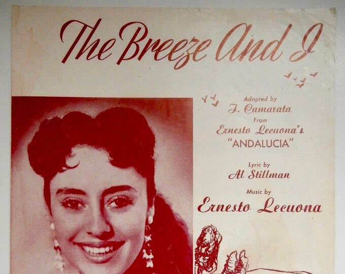 Breeze And I , The   1928      Al Stillman  Ernesto Lecuona    Sheet Music