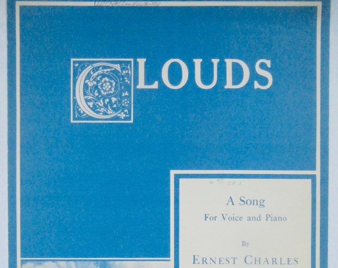Clouds   1935      Ernest Charles      Sheet Music