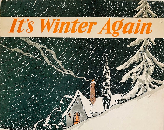 It's Winter Again   1932   Artwork - Photo -    Morton Downey   Arthur Freed  Al Hoffman    Sheet Music