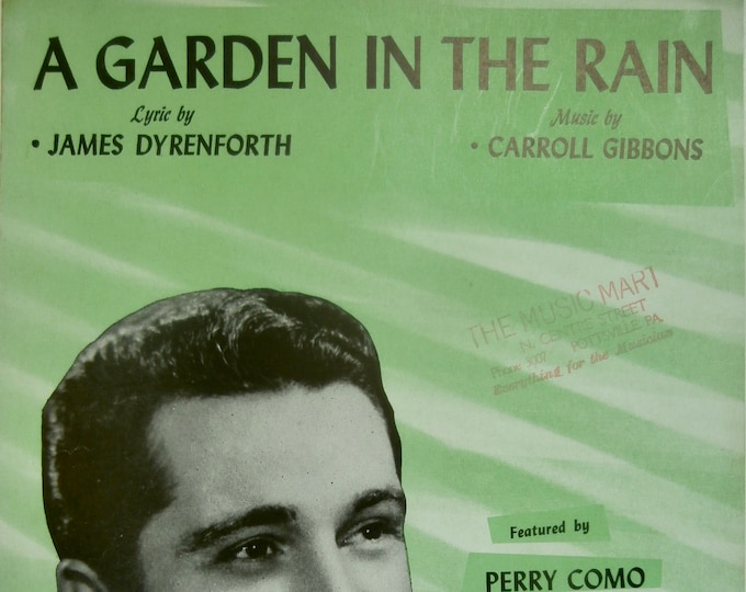 Garden In The Rain, A   1928      James Dyrenforth  Carroll Gibbons    Sheet Music