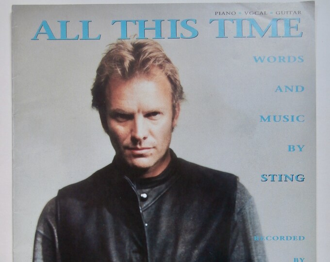 All This Time   1991   Sting   Sting     Popular Sheet Music