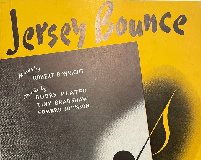Jersey Bounce   1941   Artwork - Photo -    Ray Anthony   Robert B. Wright  Bobby Plater     Sheet Music