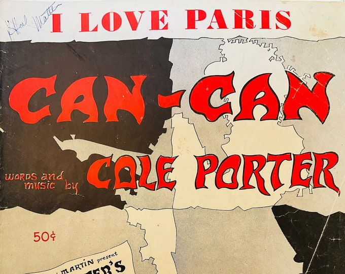 I Love Paris   1953   Can-Can   Cole Porter     Stage Production Sheet Music