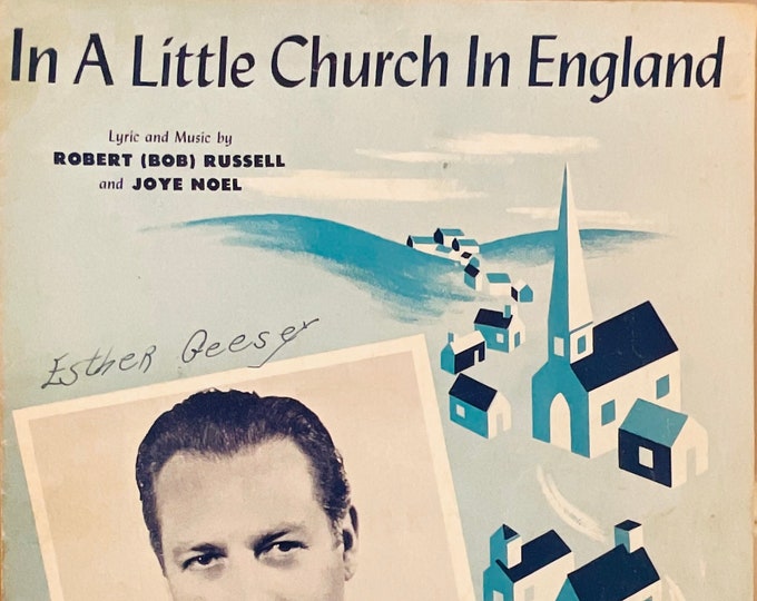 In A Little Church In England   1943   Frank Forest   Robert Russell  Joye Noel    Sheet Music