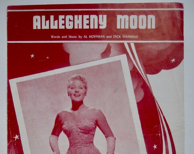 Allegheny Moon   1956   Patti Page   Al Hoffman  Dick Manning    Sheet Music