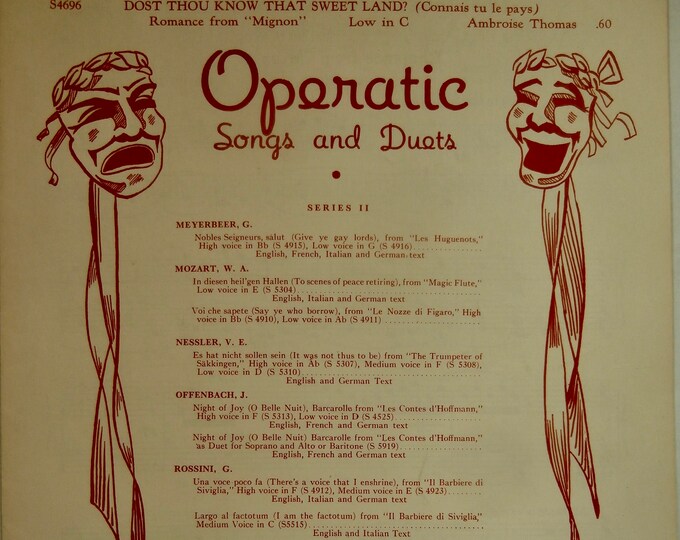 Dost Thou Know That Sweet Land?   1915   Romance From "Mignon"   Ambroise Thomas      Sheet Music