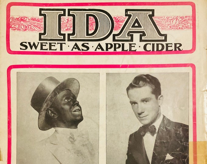 Ida Sweet As Apple Cider   1920      Eddie Leonard      Sheet Music