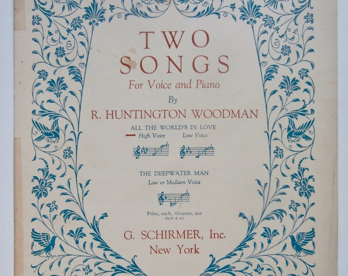 All The World's In Love   1922      R. Huntington Woodman      Sheet Music