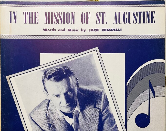 In The Mission Of St. Augustine   1953   Sammy Kaye   Jack Chiarelli      Sheet Music