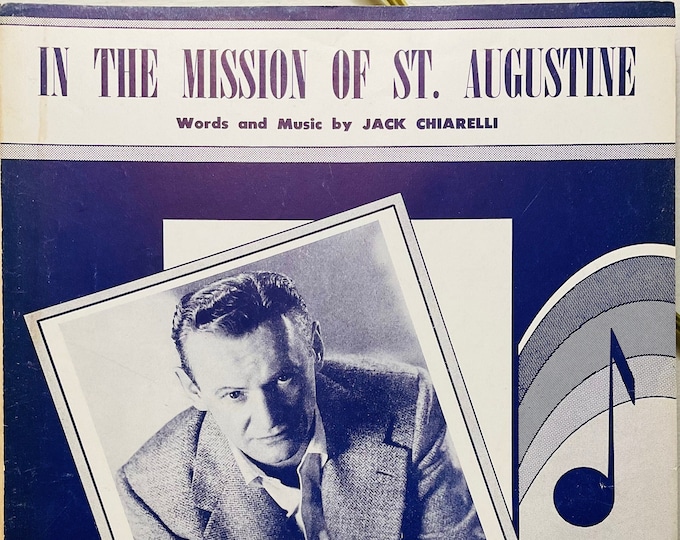 In The Mission Of St. Augustine   1953   Sammy Kaye   Jack Chiarelli      Sheet Music