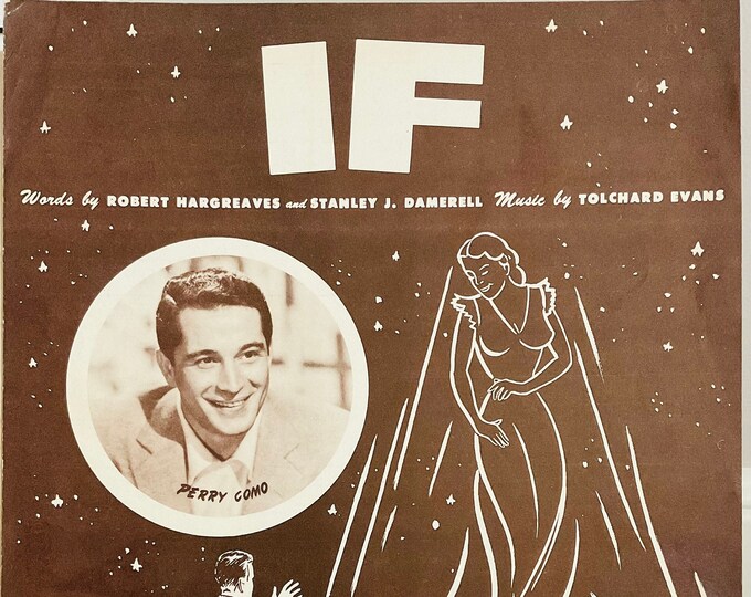 If   1950   Perry Como   Robert Hargraves  Stanley J. Damerell    Sheet Music