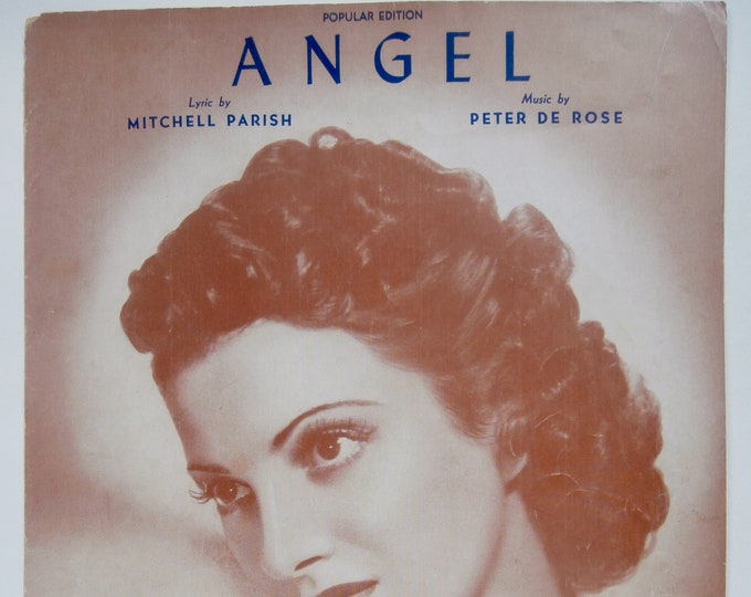 Angel   1940   Earl Carroll Vanities - Twelfth Editiion   Mitchell Parish  Peter DeRose   Stage Production Sheet Music