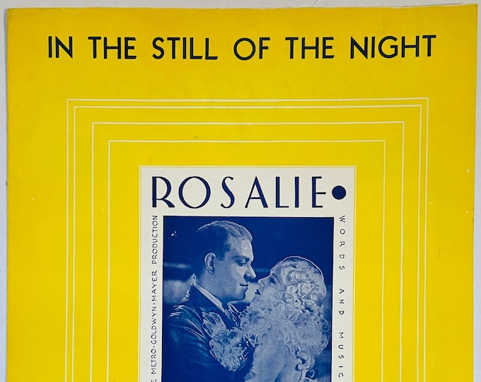 In The Still Of The Night   1937   Nelson Eddy, Eleanor Powell In Rosalie   Cole Porter     Movie Sheet Music