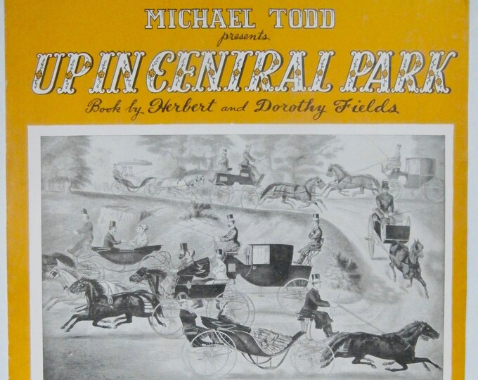 Close As Pages In A Book   1944   Up In Central Park   Dorothy Fields  Sigmund Romberg   Stage Production Sheet Music
