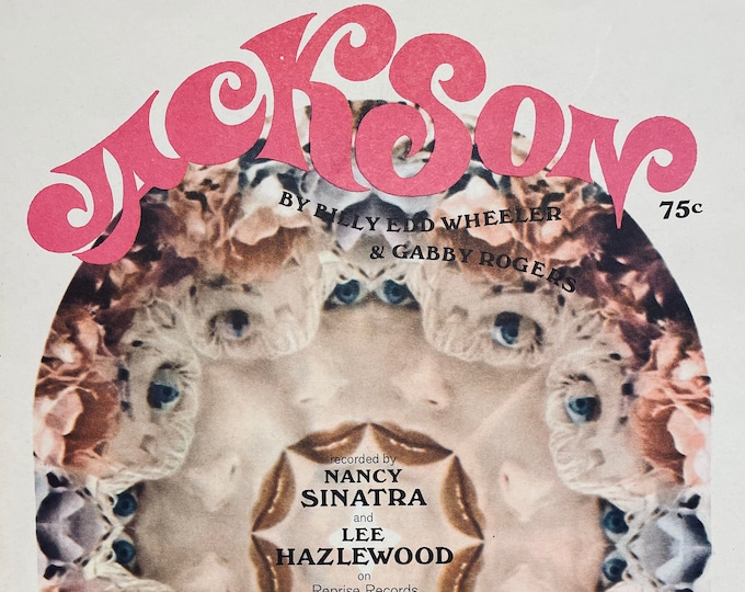Jackson   1963   Artwork   As Recorded By Nancy Sinatra And Lee Hazlewood   Billy Edd Wheeler  Gabby Rogers    Sheet Music