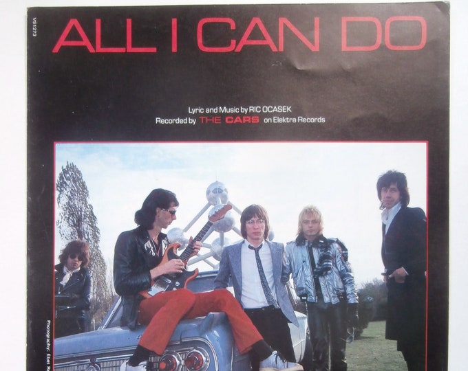 All I Can Do   1979   The Cars   Ric Ocasek     Popular Sheet Music